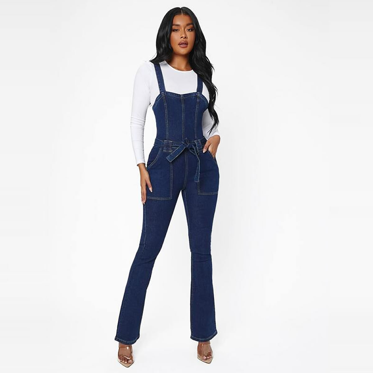 Belted Dungarees